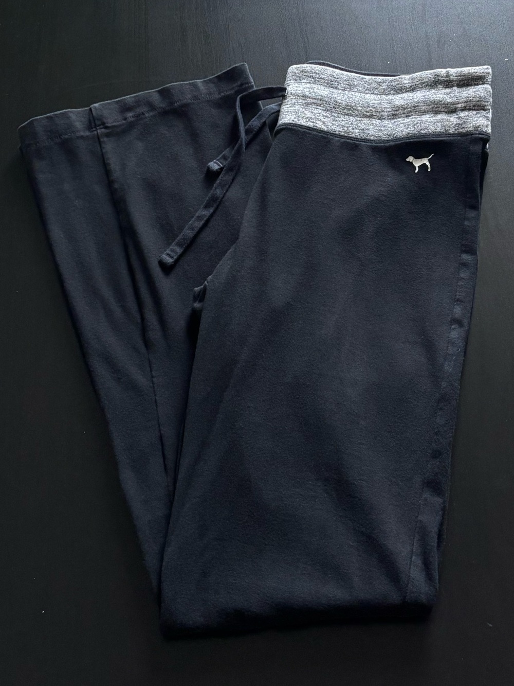 PINK VS Yoga Pants in Black W/ Gray Waistband 31.5”